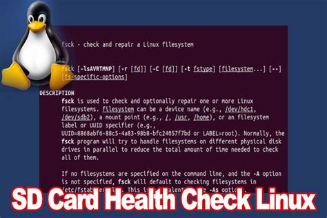 sd card health check linux